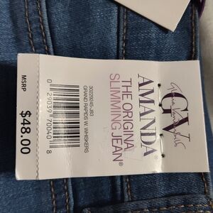 Gloria Vanderbilt Amanda Slimming Skinny Jeans - Blue Wash